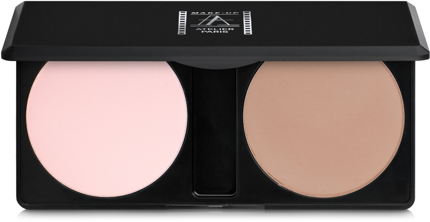 Палітра для корекції обличчя - Make-Up Atelier Paris Palette Contouring Powder — фото N1