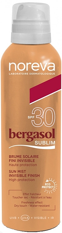 Сонцезахисний міст для тіла - Noreva Bergasol Sublim Sun Mist SPF30 — фото N1