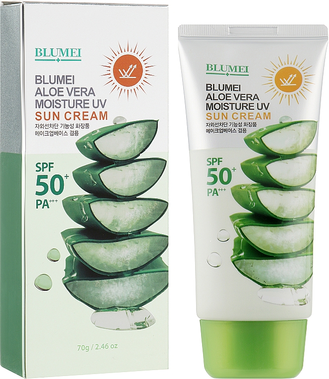 Крем для лица и тела - Blumei Jeju Moisture Aloe Vera Sun Cream