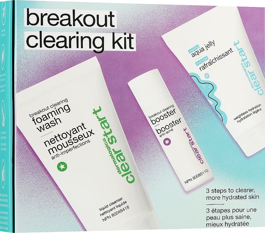 УЦЕНКА Набор - Dermalogica Clear Start Breakout Clearing Kit (foam/75ml + gel/10ml + cr/25ml) * — фото N1