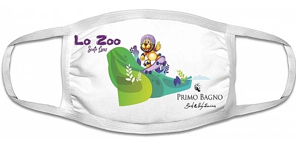Захисна маска для обличчя "Scate Lion" - Primo Bagno Lo Zoo Face Protection Mask — фото N1