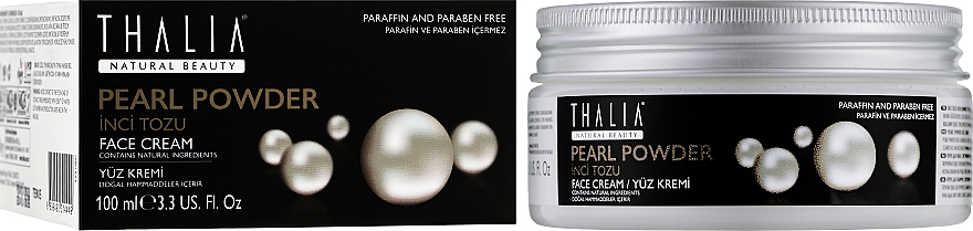 Відновлювальний крем для обличчя з перловою пудрою - Thalia Pearl Powder Face Cream — фото N2