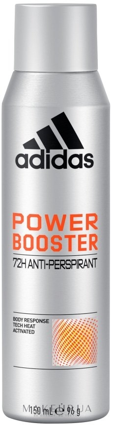 Дезодорант-антиперспірант для чоловіків - Adidas Power Booster 72H Anti-Perspirant — фото 150ml