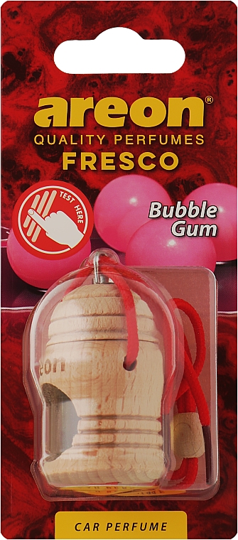 Ароматизатор для авто "Жвачка" - Areon Fresco Bubble Gum  — фото N1