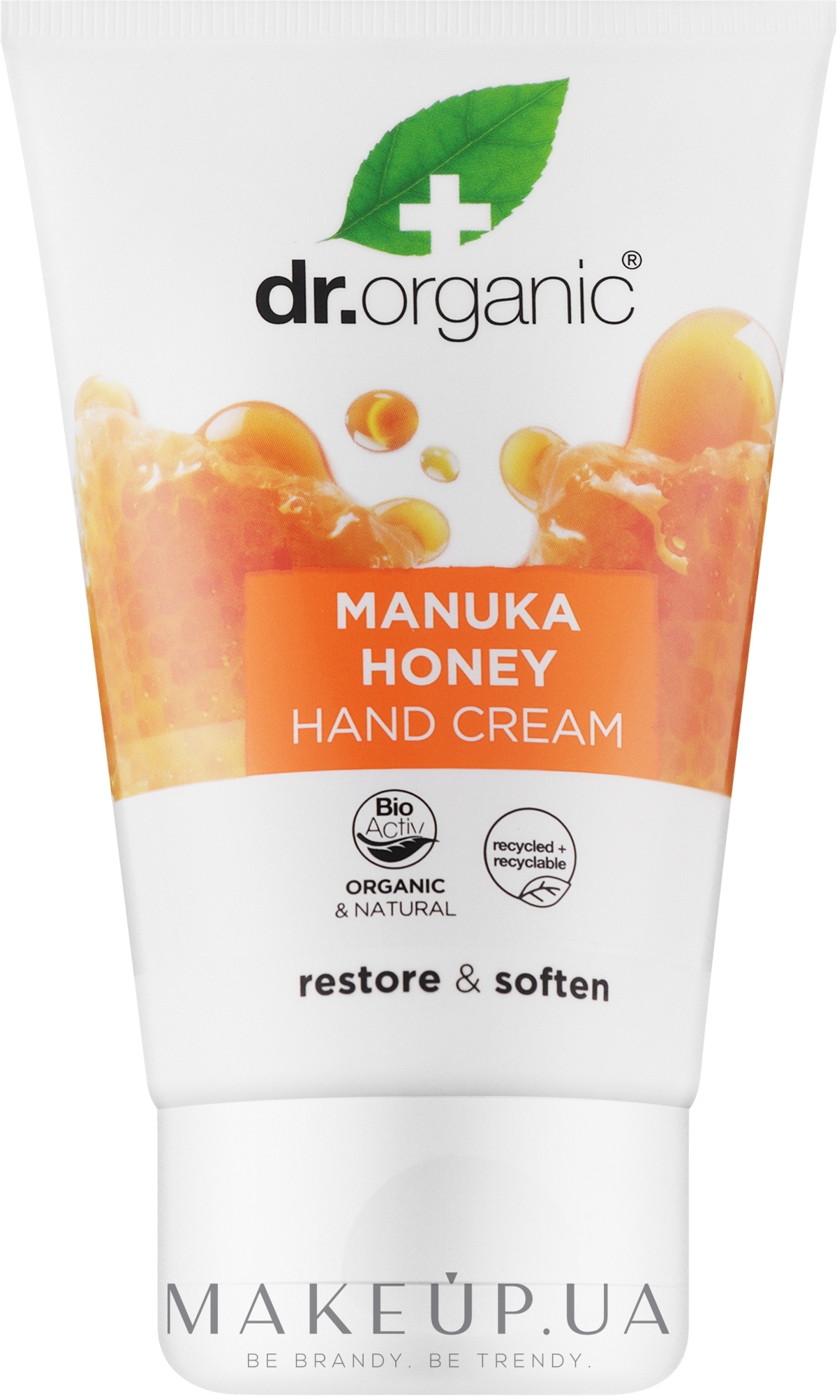 Крем для рук и ногтей "Мед манука" - Dr. Organic Bioactive Skincare Manuka Honey Hand & Nail Cream — фото 125ml