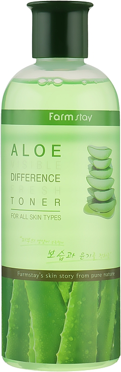 Освежающий тонер для лица с алоэ - FarmStay Aloe Visible Difference Fresh Toner