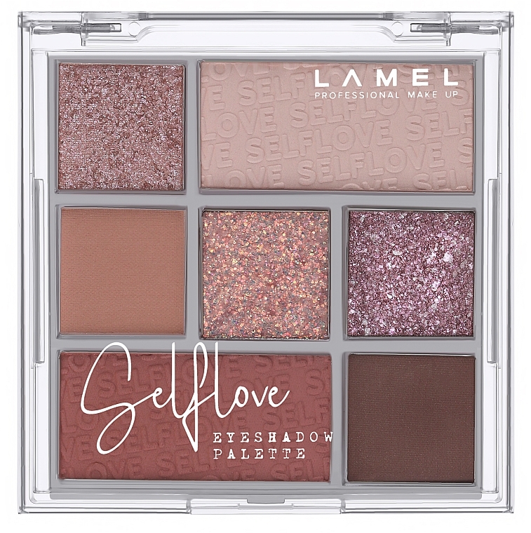 УЦІНКА Палетка тіней для повік - LAMEL Make Up Selflove Eyeshadow Palette * — фото N1