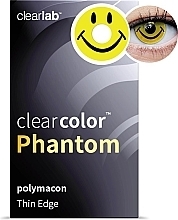 Духи, Парфюмерия, косметика Цветные контактные линзы "Smiley", 2 шт - Clearlab ClearColor Phantom