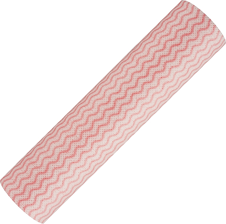 Універсальні серветки, спанлейс, рожева хвиля, 25x30 см, 30 шт. - Aquasoft Woodpulp Wipes  — фото N1