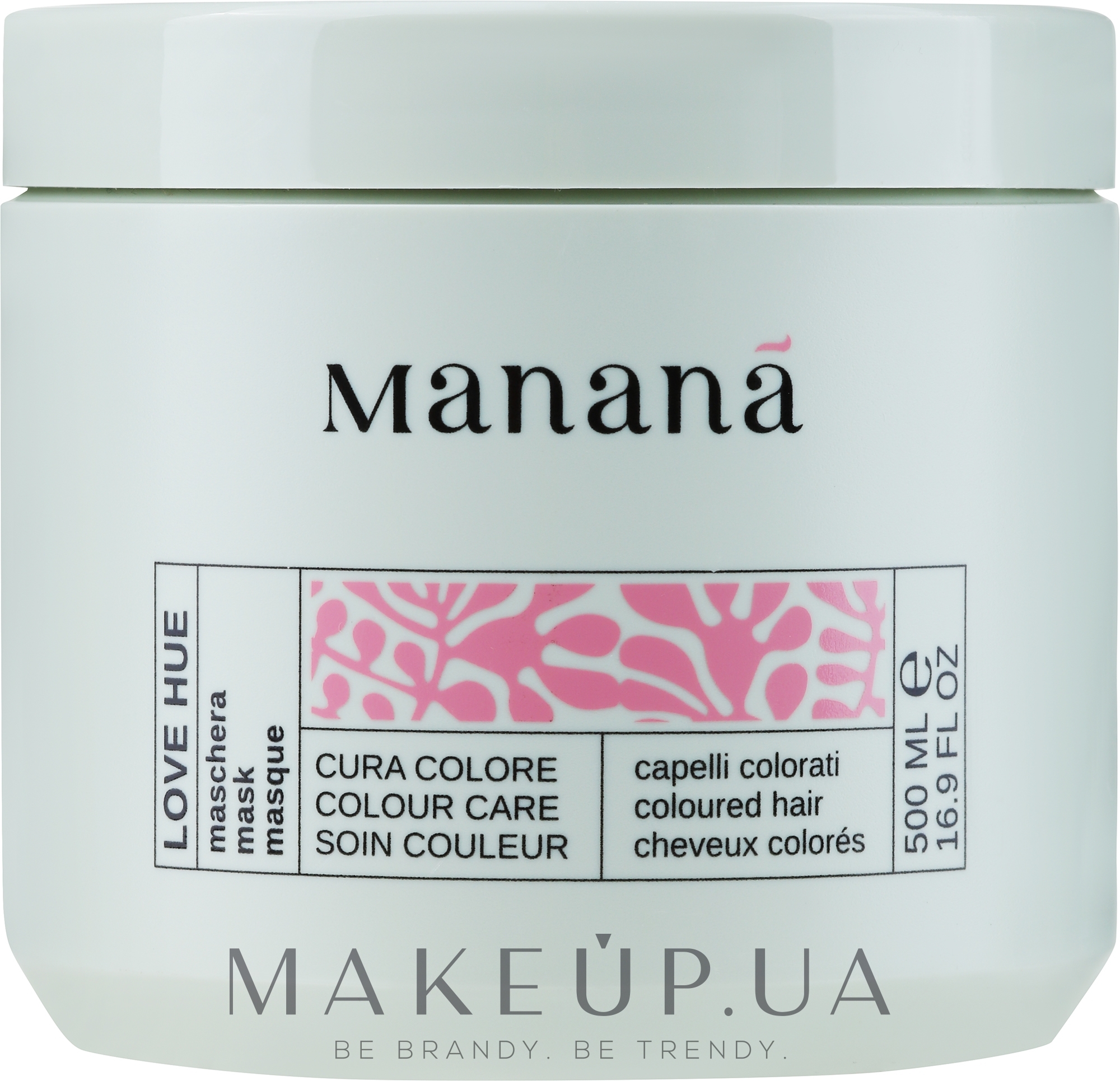 Маска для фарбованого волосся - Mananã Love Hue Mask — фото 500ml