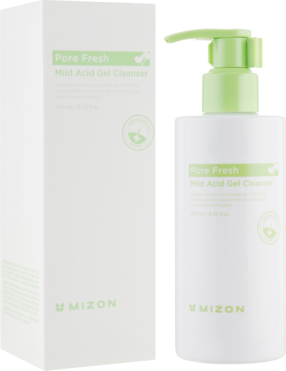 Очищающий гель для умывания - Mizon Pore Fresh Mild Acid Gel Cleanser — фото N4