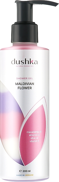 Гель для душа "Maldivian Flower" - Dushka Shower Gel — фото N2