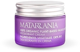 Духи, Парфюмерия, косметика Дезодорант-крем с лимоном и тимьяном - Matarrania Organic Deodorant Cream Lemon & Thyme