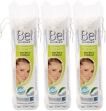 Духи, Парфюмерия, косметика Набор - Bel Premium Oval Pads with Aloe Vera (cotton/pads/3x75pcs)