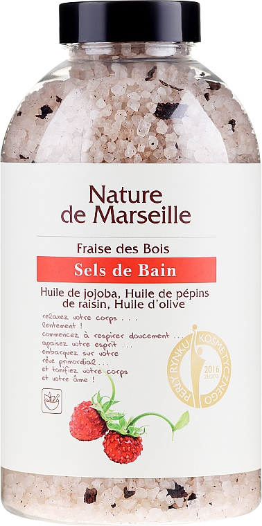 Сіль для ванни з ароматом суниці - Nature de Marseille — фото N1