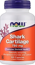 Парфумерія, косметика Капсули "Акулячий хрящ", 750 мг - Now Foods Shark Cartilage, 750mg