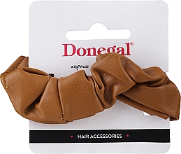 Резинка для волос, коричневая - Donegal — фото N1