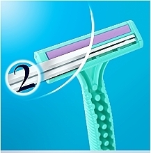 Набор одноразовых станков для бритья, 4шт - Gillette Venus Simply 2 — фото N3