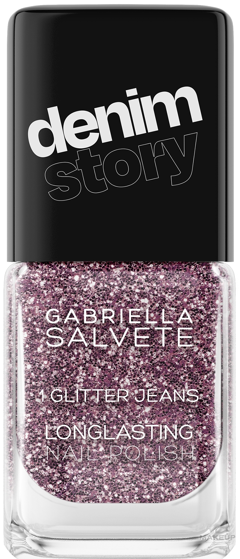 Стойкий лак для ногтей - Gabriella Salvete Denim Story Longlasting Nail Polish  — фото 01 - Glitter Jeans