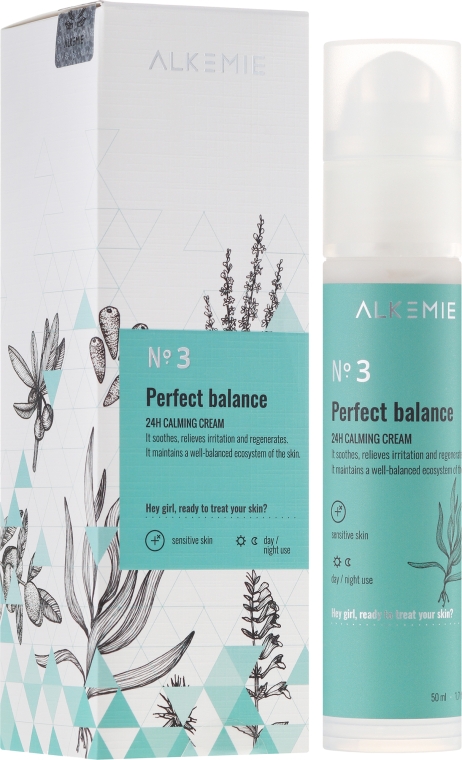 Крем для обличчя - Alkemie Perfect Balance 24H Calming Cream — фото N1