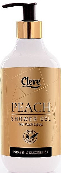Гель для душу "Peach" - Clere Shower Gel — фото N1