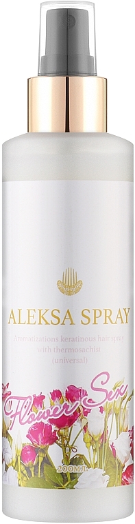 Aleksa Spray - Ароматизированный кератиновый спрей для волос AS22