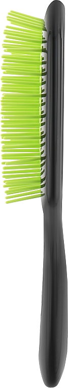Щітка для волосся, чорна із зеленим - Janeke Superbrush — фото N2