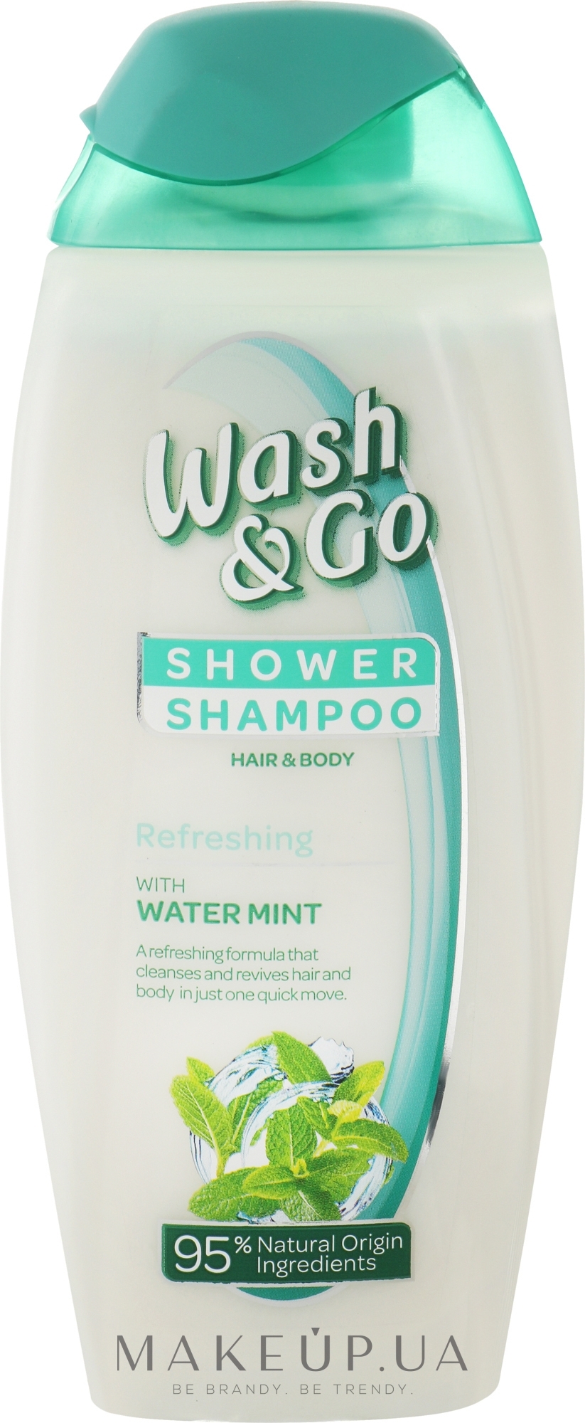 Шампунь-гель для душу 2в1 "Refreshing" - Wash&Go Shower Shampoo — фото 250ml