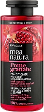 Кондиционер для окрашенных волос с маслом граната - Mea Natura Pomegranate Hair Conditioner — фото N1