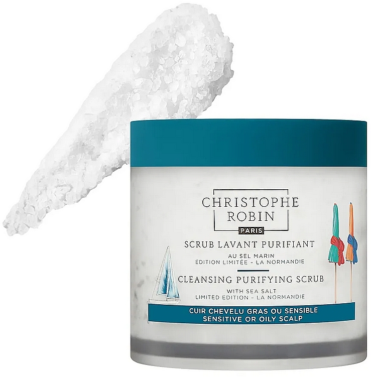 Очищувальний скраб для шкіри голови - Christophe Robin Cleansing Purifying Scrub With Sea Salt — фото N3