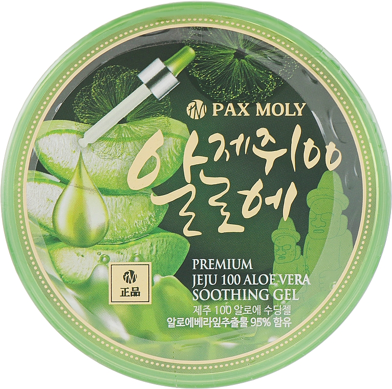 Универсальный гель с алоэ вера - Pax Moly Premium Jeju Aloe Vera Soothing Gel — фото N1