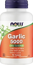 Таблетки "Чеснок 5000", без запаха - Now Foods Garlic 5000 Odor Controlled — фото N1