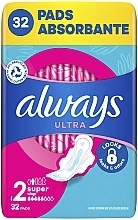Гігієнічні прокладки, 32 шт. - Always Ultra Super Plus — фото N2
