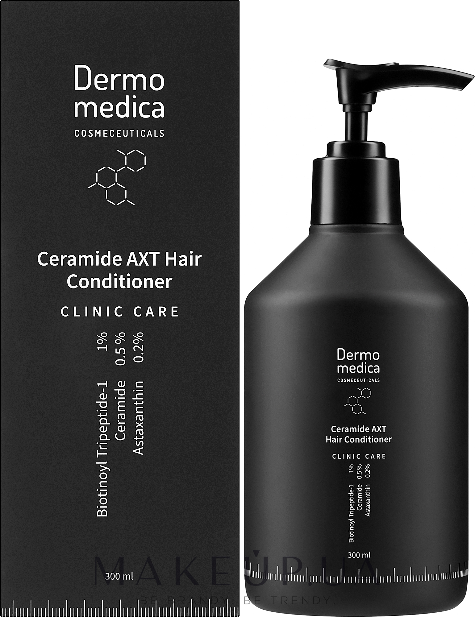 Керамідний кондиціонер з астаксантином для ослабленого волосся та проти надмірного випадіння - Dermomedica Clinic Care Ceramide AXT Hair Conditioner — фото 300ml