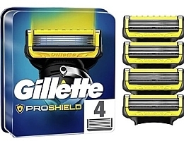 Духи, Парфюмерия, косметика Сменные кассеты для бритья, 4 шт - Gillette Proshield