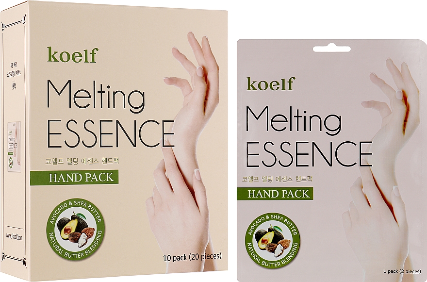 Маска для рук - Petitfee & Koelf Melting Essence Hand Pack — фото N4