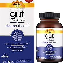 Натуральна харчова добавка "Баланс сну" - Country Life Gut Connection Sleep Balance — фото N2