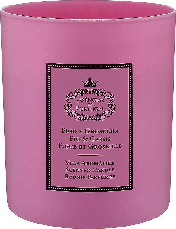 Ароматична свічка "Інжир і смородина" - Essencias De Portugal Fig & Cassis Scented Candle — фото N1