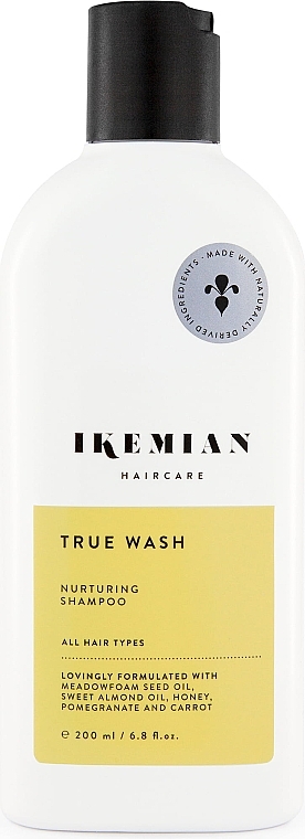 Живильний шампунь для волосся - Ikemian Hair Care True Wash Nurturing Shampoo — фото N1