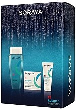 Духи, Парфюмерия, косметика Набор - Soraya Collagen & Elastin (cream/50ml + micel/water/200ml + hand/cream/75ml)