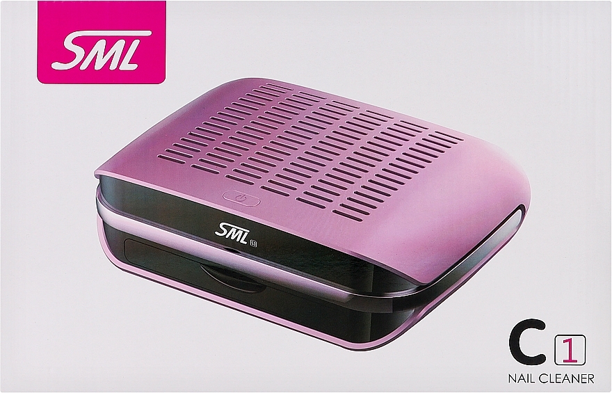 Вытяжка для маникюра 65 Вт, розовая - SML C-1 Pink — фото N2