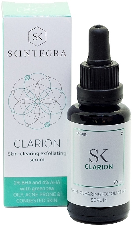Отшелушивающая ночная сыворотка для лица - Skintegra Clarion Skin-Clearing Exfoliating Serum — фото N1