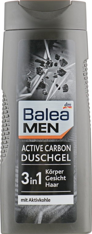 Гель для душу з активованим вугіллям - Balea Men Active Carbon Duschgel — фото N1