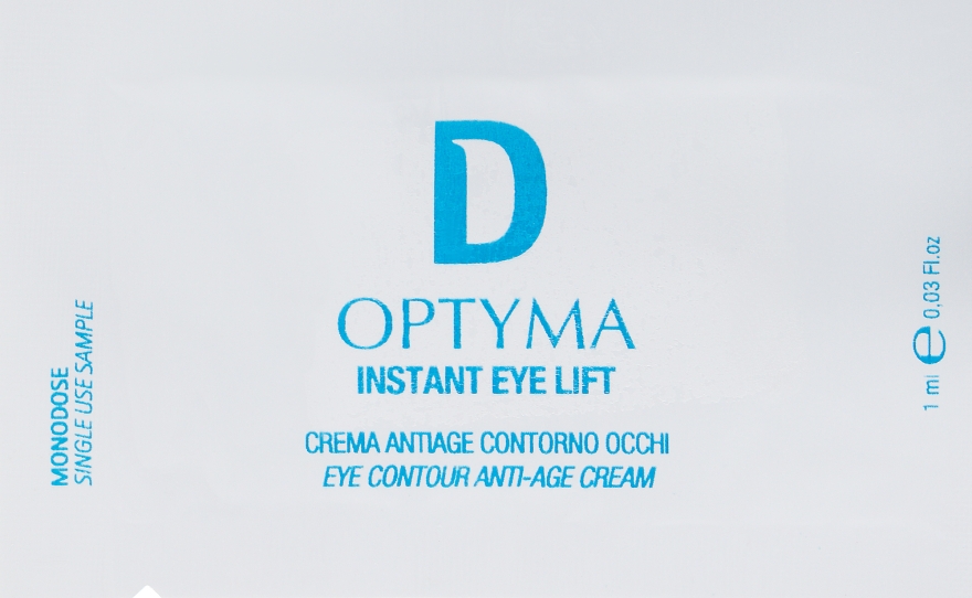 Крем для век - Dermophisiologique Optyma Instant Eye Lift Cream 24H (пробник)