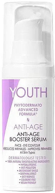 Антивікова сироватка для обличчя та шкіри навколо очей - Youth Anti-Age Booster Serum — фото N1