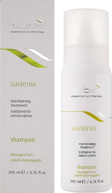 Шампунь для поврежденных волос - Nubea Sustenia Damaged Hair Shampoo — фото N2