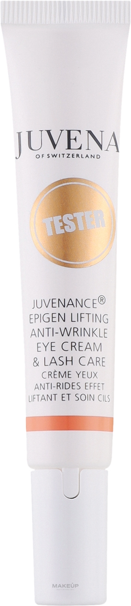 Подтягивающий крем для кожи вокруг глаз - Juvena Juvenance Epigen Lifting Anti-Wrinkle Eye Cream & Lash Care (тестер) — фото 20ml