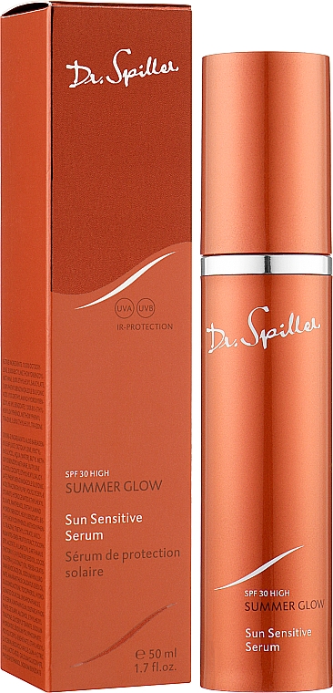Сонцезахисна сироватка для обличчя - Dr. Spiller Summer Glow Sun Sensitive Serum SPF 30 — фото N2