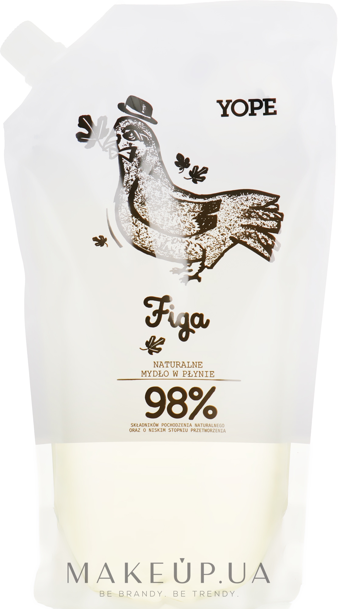 Жидкое мыло "Инжир" - Yope Fig Tree Natural Liquid Soap (дой-пак) — фото 500ml