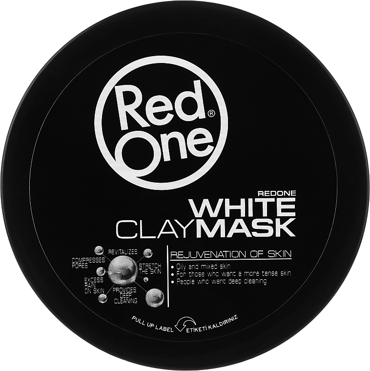 Очищувальна маска для обличчя з білою глиною - RedOne White Clay Mask — фото N1
